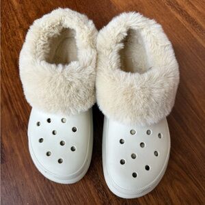 Crocs Furever Crush Clog Faux Fur Lined Clogs